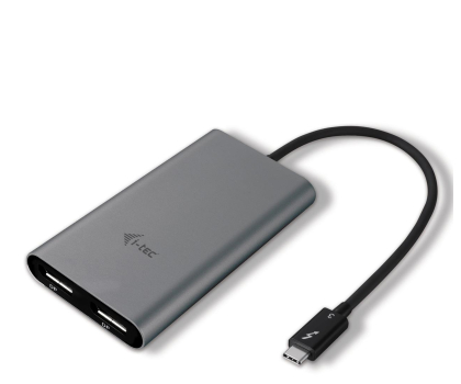 Przejściówka i-tec Adapter Thunderbolt Dual Display Port 2x 4K/60Hz 1x 5K/60Hz